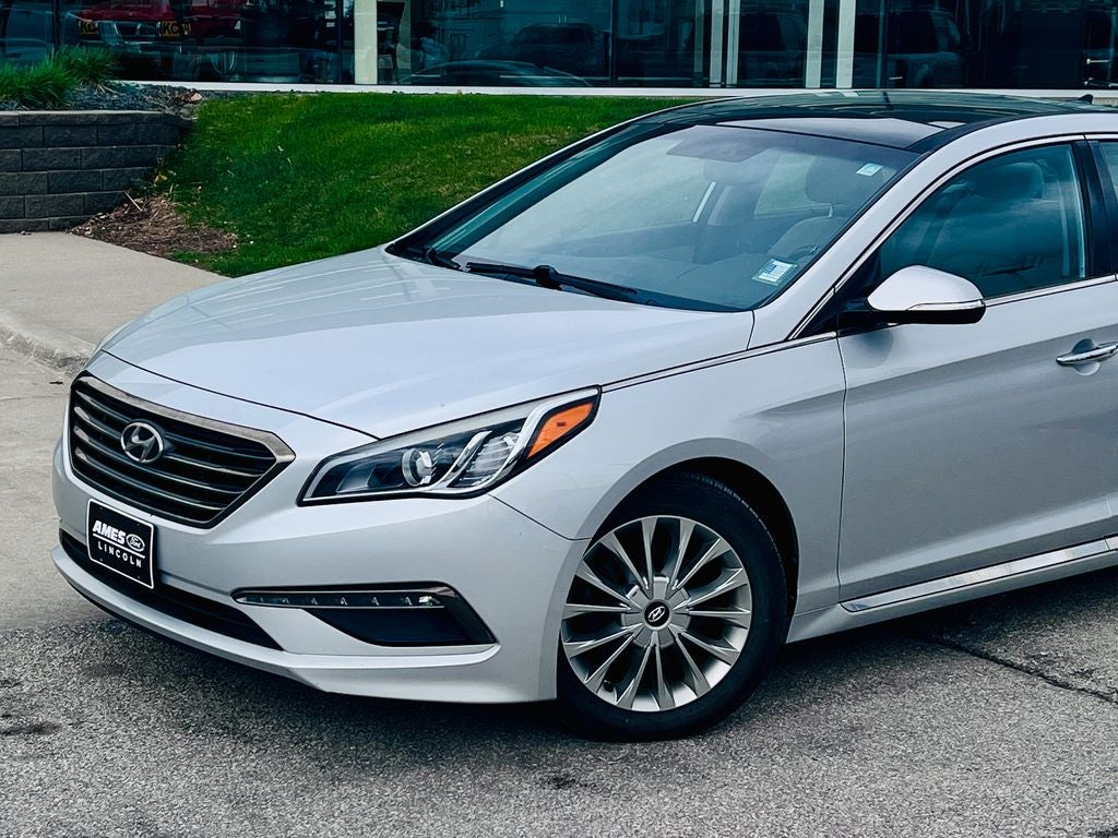 Used 2015 Hyundai Sonata Limited with VIN 5NPE34AF3FH028667 for sale in Ames, IA